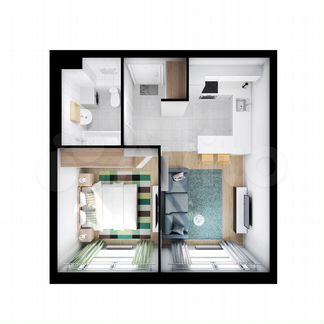 1-к квартира, 36 м², 24/24 эт.