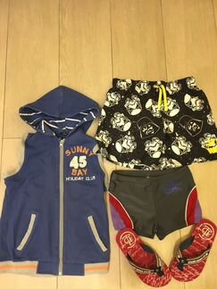 Безрукавка/жилетка синяя хлопок на безрукавка хб с