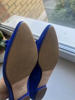 Лодочки без каблука Без следов носки