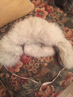 Детская шапка, песец