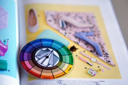 Карманный Цветовой Круг Иттена для подбора цвета