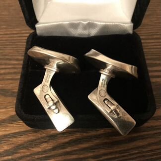 Запонки серебряные Georg Jensen 1960 год