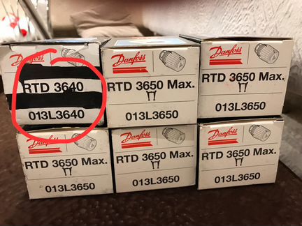 Термостатическая головка danfoss rtd 3650 max,3640