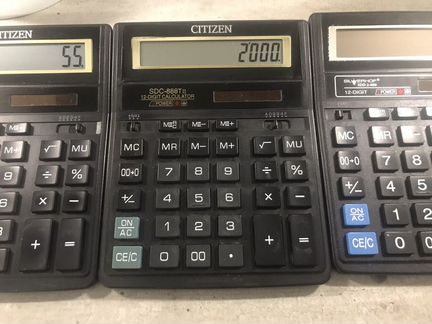 Калькулятор citizen SDC-888T