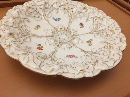 Тарелка Мейсен Meissen Антиквариат