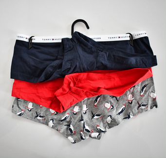 Комплект трусов tommy hilfiger 3 шт. S. Оригинал