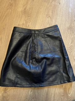 Кожаная юбка zara