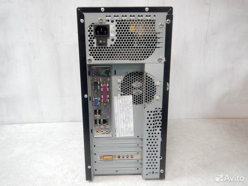 Пк 775 E7500 2x1Gb DDR2 160sata G31 400W mATX blac