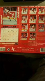 Календарь Detroit Red Wings 2003