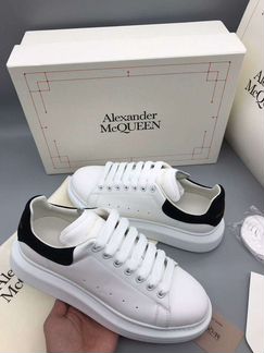 Кожаные кеды Alexander McQueen
