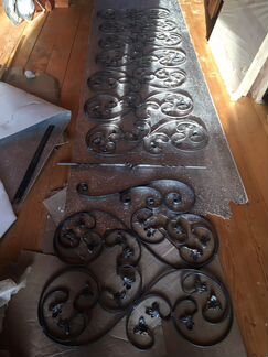 Кованные элементы балясины