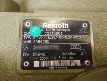 Гидронасос Rexroth A11VO75 для Terex TC 125