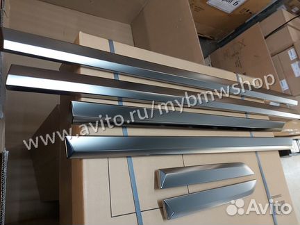 Молдинги cerium grey BMW X7 G07 M50D