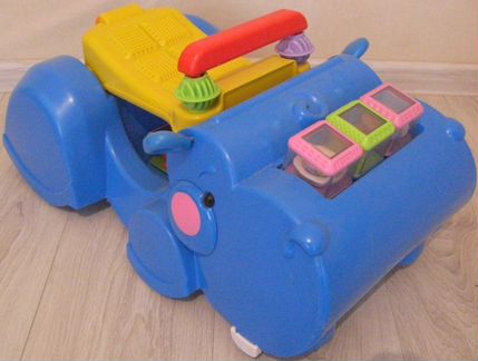 Ходунки каталка бегемот Fisher Price