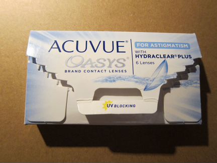 Контактные линзы Acuvue Oasys