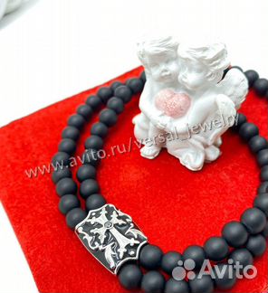 Православный браслет из золота с бриллиантом