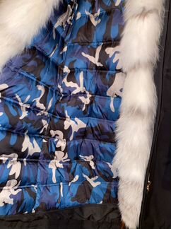 Парка с натуральным мехом