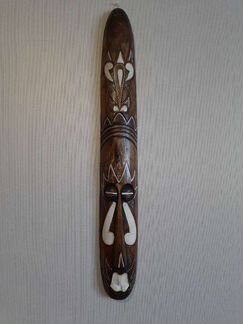 Маска из дерева 1 метр Индонезия, ручная работа