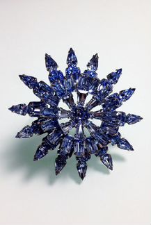 Винтажная брошь Weiss в форме снежинки США, 1950-е