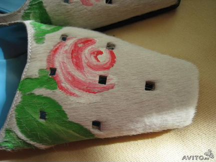 Мюли босоножки Vicini, модель-Ван Гог, 35 размер