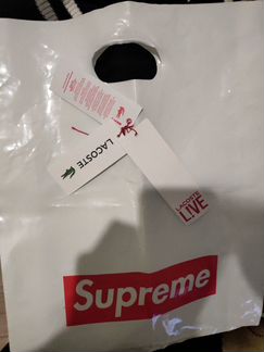 Свитер Supreme x Lacoste Tennis sweater black