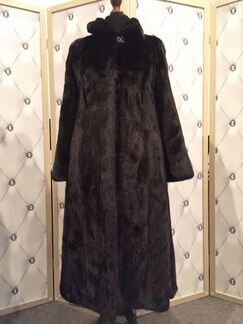 Длинная норковая шуба 46-48