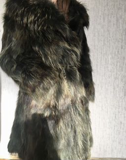 Шуба из меха лисы