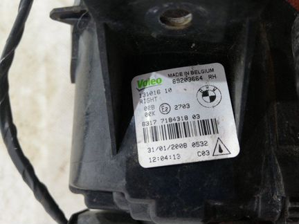 Фара противотуманная передняя правая Bmw X5 E70