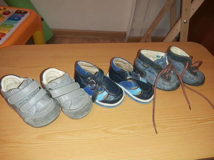 3 пары обуви для первых шагов