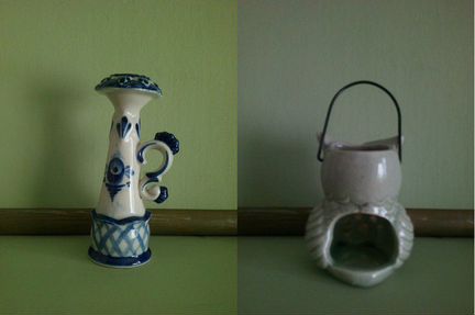 Подсвечники, конфетти