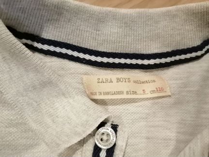 Футболка zara на 5 лет 110рост