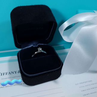 Кольцо Tiffany & Co 0.23 карата обручальное