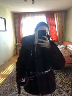 Шуба из искусственного меха
