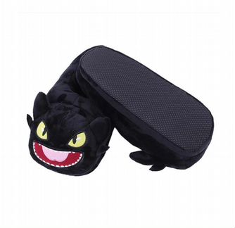 Новые Домашние тапочки-игрушки Черная фурия 36-39